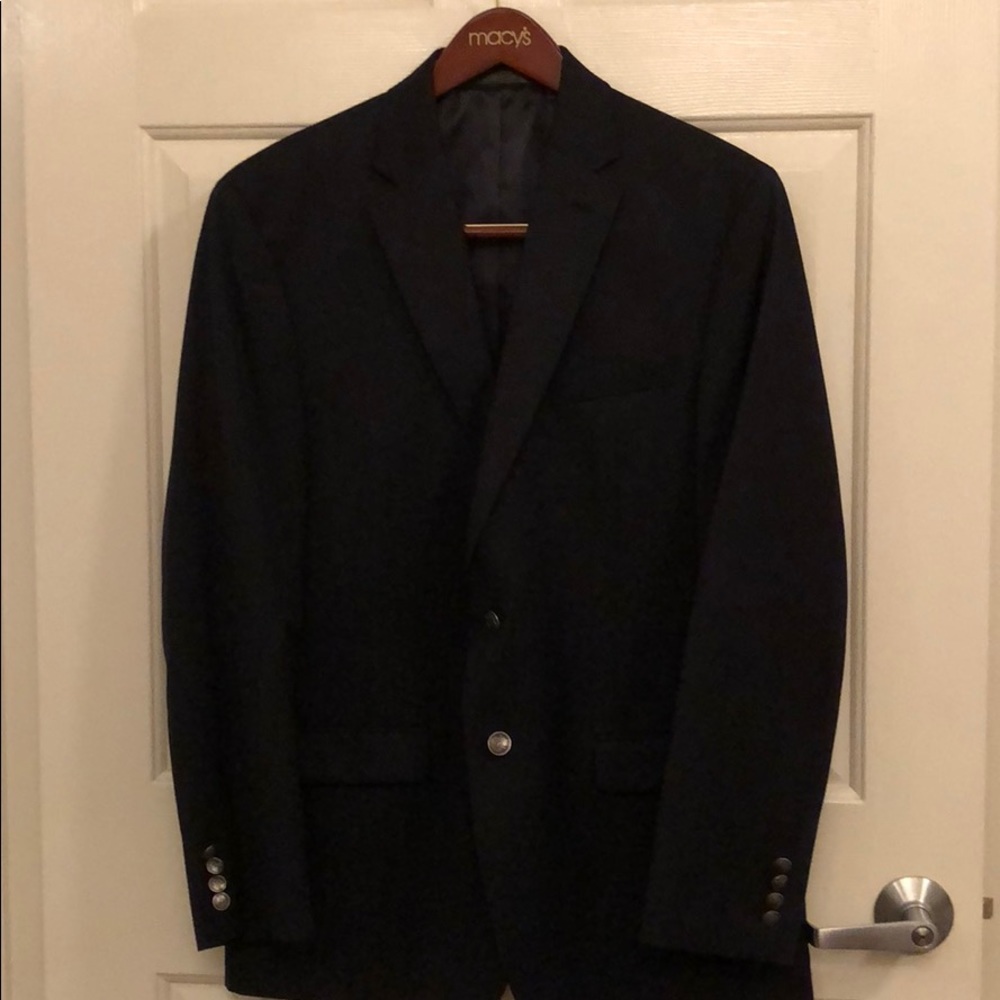 Michael Kors Navy Blue Blazer 42R like new wool